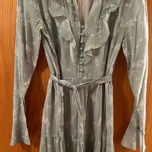 Doen maxi dress sage green SZ M